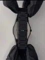 Arabic Aura Watch 2025 Black Modern Creative Design Waterproof Stainless Steel Chain Quartz Movement, watch for boys, watches for mens, watches for boys, watch for kids, watch for men luxury, watch box for men,
