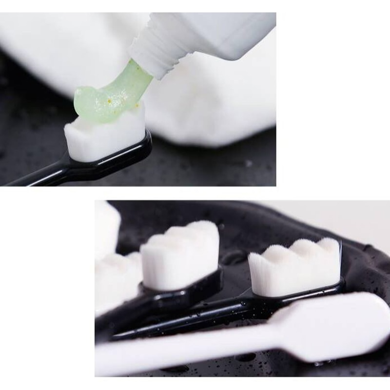 1Pcs Ultra-Fine Soft Toothbrush Million Nano Bristle Teeth Deep Cleaning ToothBrush