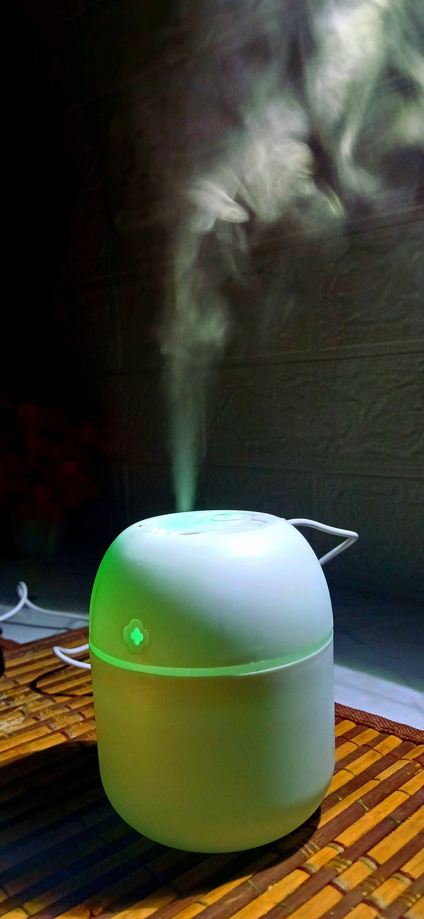 Portable Mini Air Humidifier USB Desktop Humidifier for Car Bedroom Air Diffuser Fogger Mist Maker Sprayer with LED Night Lamp