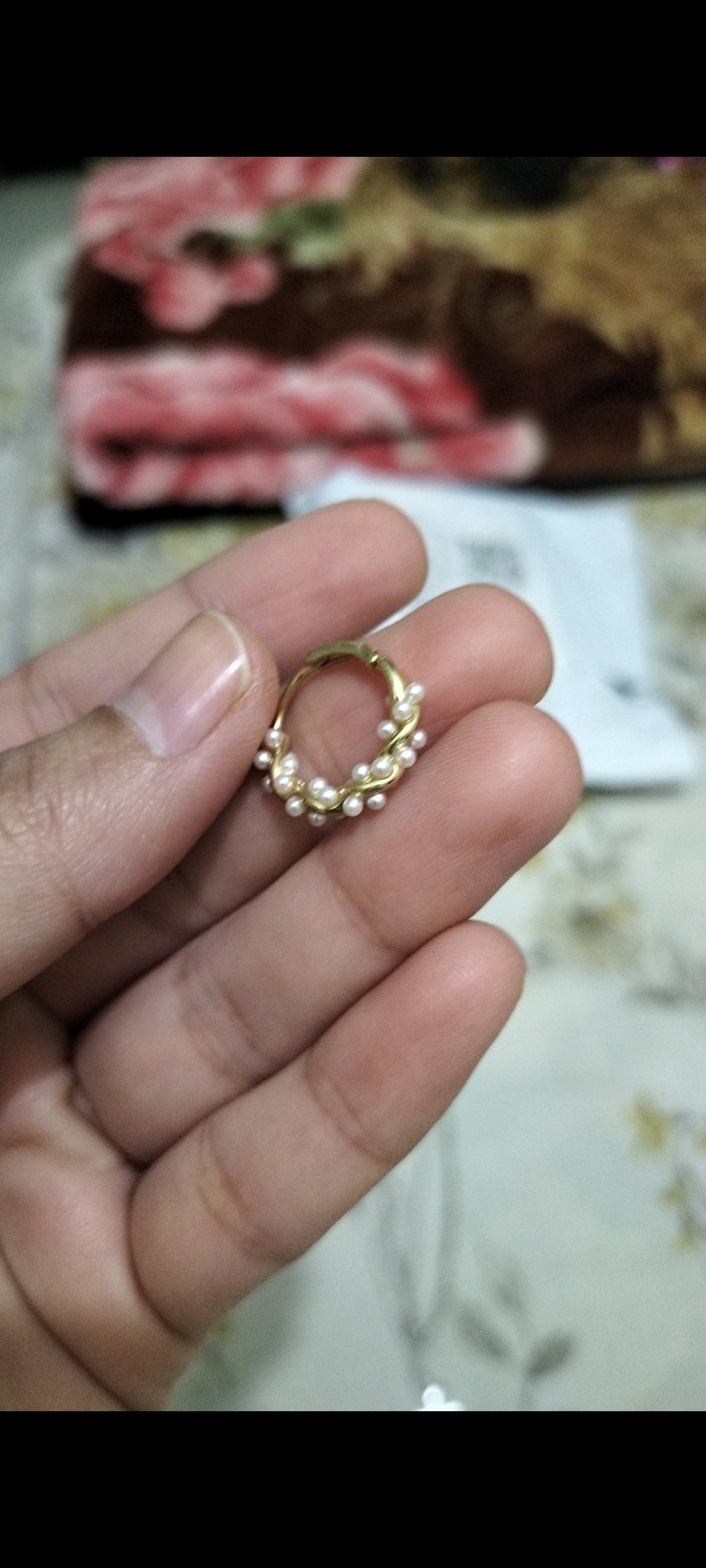 French Imitation Pearl Circel Earring Small Round Hoop Earrings For Women New Design Texture Earrings Jewelry Elegant Gift