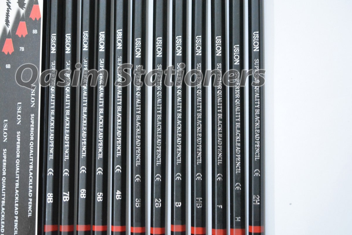 Professional Sketch and Drawing pencils set,Art Pencil 12-Count(8B-2H) Drawing/Sketching Pencil Set of 12 in Metal Box