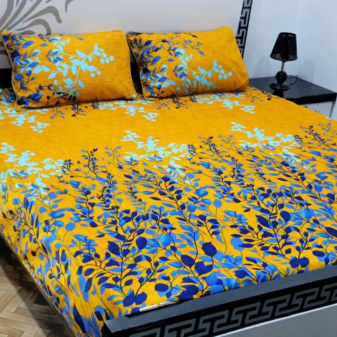 Dazzling Point High Quality KING SIZE Fine Soft Cotton Unique Designed Top Famous Colors Bedsheet