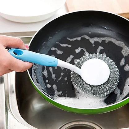 1 PC Steel Wire Ball Brush with Long Handle Regular price