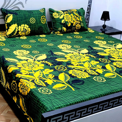 Dazzling Point High Quality KING SIZE Fine Soft Cotton Unique Designed Top Famous Colors Bedsheet