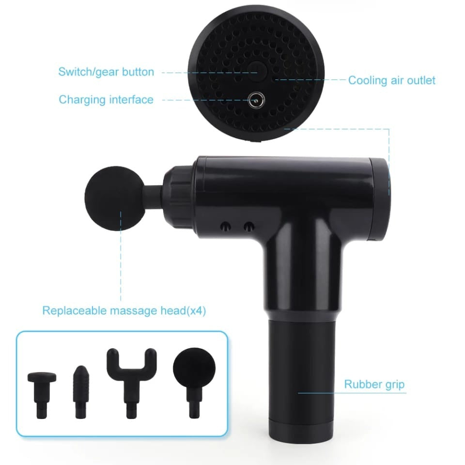 Deep Tissue Massager Fascial Deep Muscle Fitness Chargeable Massager Leg Deep Full Body Relaxation Machine for Unisex. Imported & powerful, massage_pakistan,_massager Imported Model Facial BLD-320 (Fascial Massage_) USB cable