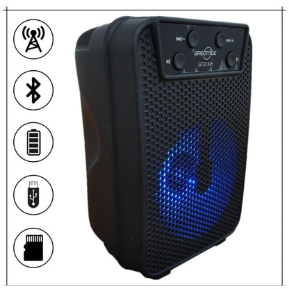 GTS 1345, 1346, 1349, 1371, 1347 Portable Rechargeable Wireless Bluetooth Speaker With FM Radio USB & SD Card Supported High Quality Sound & Extra Base