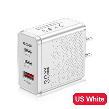 30W Fast Charger USB C Charger PD Adapter Quick Charge 3.0 For iPhone Samsung Xiaomi Travel Mobile Phone USB Type C Wall Charger