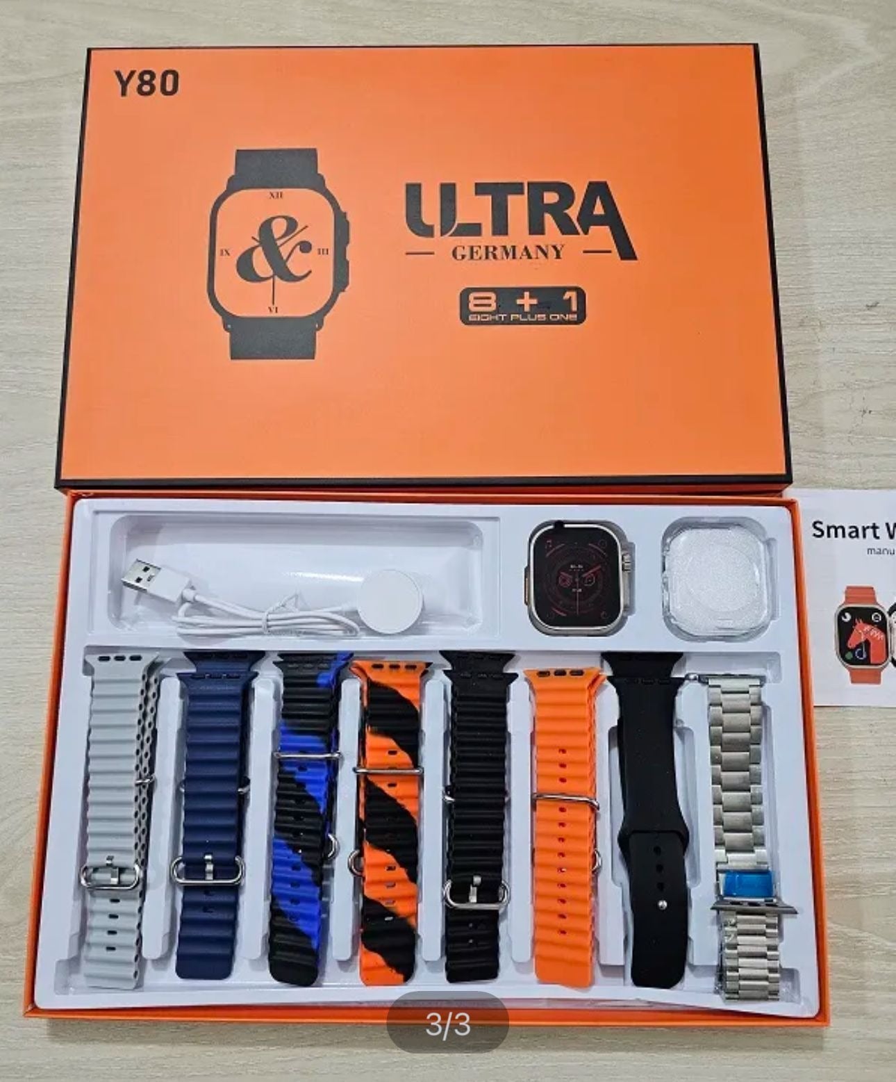 7 in 1 Ultra Smart Watch | Y60 Ultra Smart Watch | 2.12 HD Display | Bluetooth Calling | All Sports Features