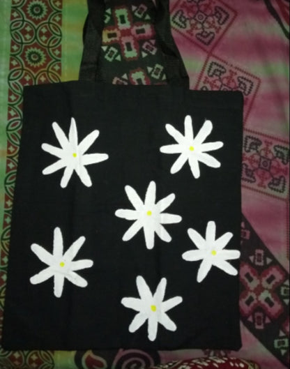 Pack of 1 Cotton Tote Shopping Bag For Women Eco Friendly Quality Craft Party Bag For Girls