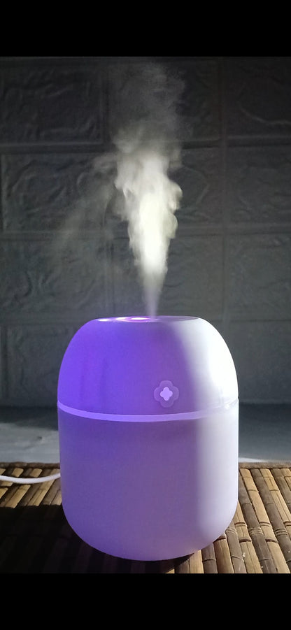 Portable Mini Air Humidifier USB Desktop Humidifier for Car Bedroom Air Diffuser Fogger Mist Maker Sprayer with LED Night Lamp