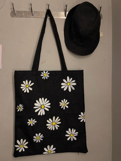 Pack of 1 Cotton Tote Shopping Bag For Women Eco Friendly Quality Craft Party Bag For Girls