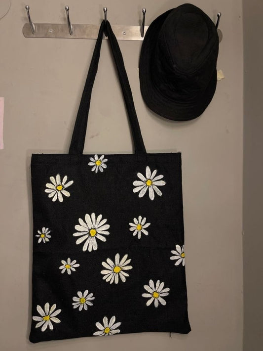 Pack of 1 Cotton Tote Shopping Bag For Women Eco Friendly Quality Craft Party Bag For Girls