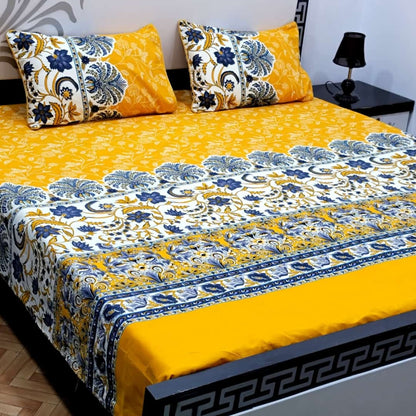 Dazzling Point High Quality KING SIZE Fine Soft Cotton Unique Designed Top Famous Colors Bedsheet