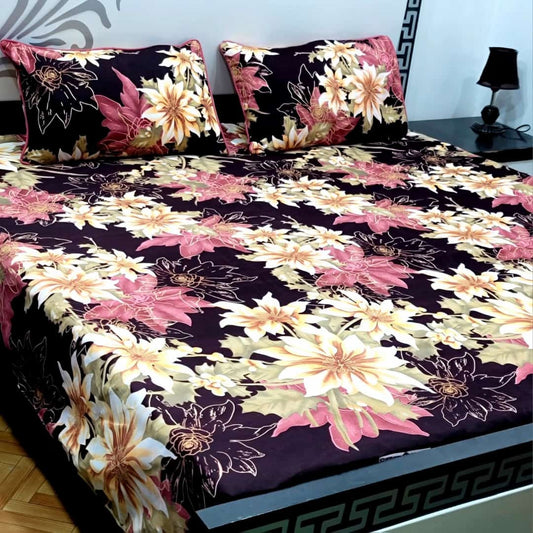 Dazzling Point High Quality KING SIZE Fine Soft Cotton Unique Designed Top Famous Colors Bedsheet