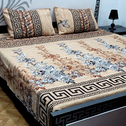 Dazzling Point High Quality KING SIZE Fine Soft Cotton Unique Designed Top Famous Colors Bedsheet